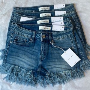 Kancan fringe shorts (NWT)